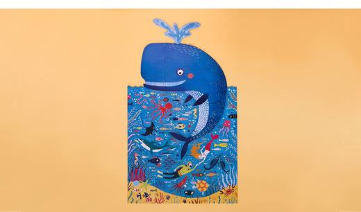 蓝色大鲸鱼 36片 不规则拼图 商品图1