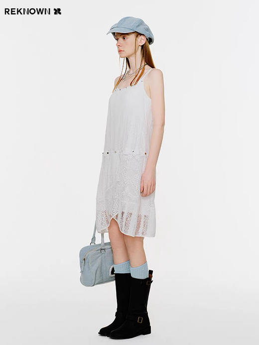 蕾丝吊带裙 商品图3