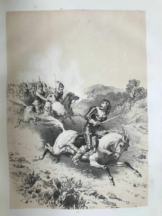 约19世纪后期 休谟与斯摩莱特《英国史》（卷2） 漆布精装16开 商品图12