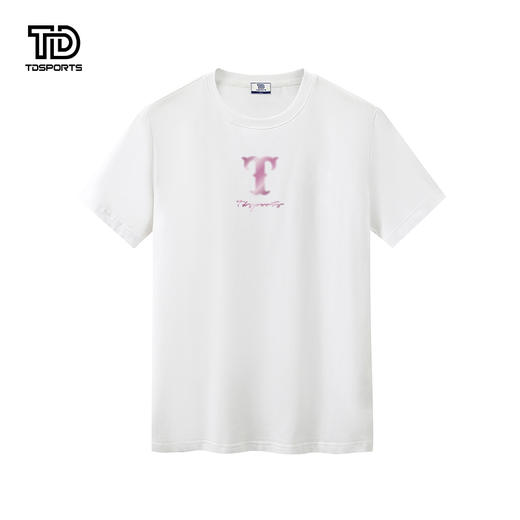 tdsports唐代运动国潮风潮牌字母印花2024年夏季新款上衣T恤短袖 商品图0