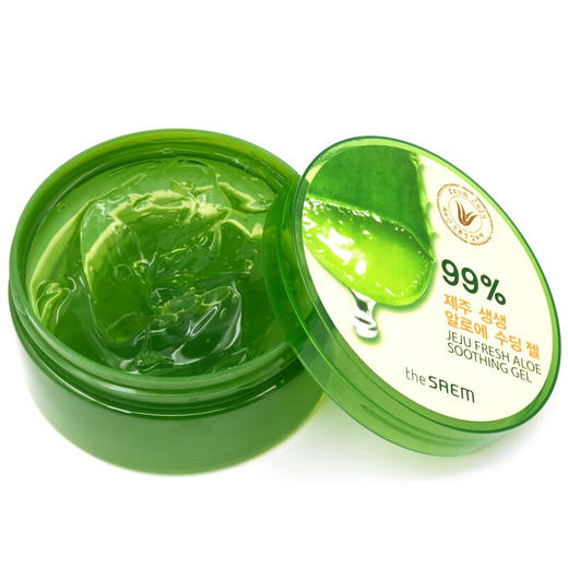 得鲜（the saem） 韩国得鲜芦荟胶300ml 护肤补水保湿 商品图2