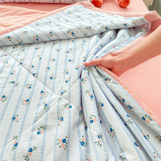 奥若拉A类泡泡纱印花夏被 商品图0