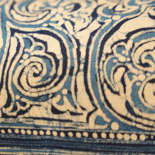 深山集市·蜡染蓝色单肩包 商品图2