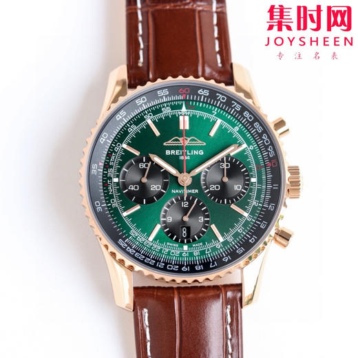 百年灵新款航空计时系列 B01计时男士机械腕表 Navitimer 1 B01 Chronograph迭代款无疑是地道的航空计时腕表 商品图2