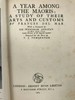 1924年 与毛利人一起的一年：他们的艺术与习俗研究 数十幅插图 漆布精装18开 商品缩略图3
