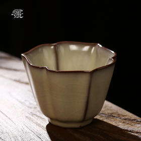 问鼎哥窑致巧款葵堇杯