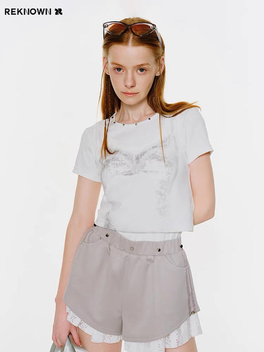 两件套印花短袖T恤 商品图1