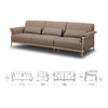 顾家家居整装 现代时尚 布艺固定沙发 KZ.5037-木语·鸥 商品缩略图5