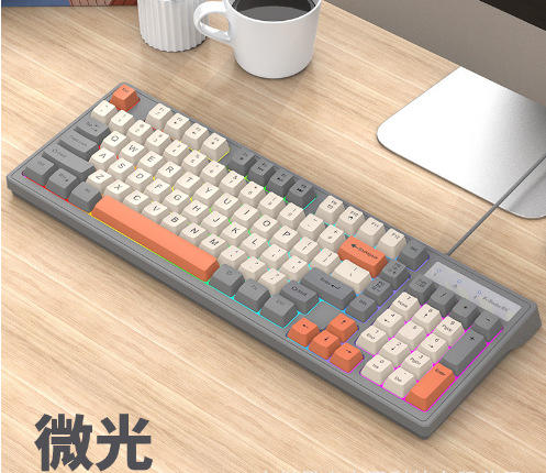 【手感好，用起来不累】蝰蛇KM800机械手感键盘鼠标套装有线 电竞游戏专用 办公 98键USB键鼠 给你奇妙体验 感受前所未有绝妙手感 商品图13