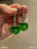 老坑近玻璃种帝王绿爱心耳坠【4290105】具体价格微信咨询 商品缩略图2