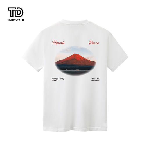 tdsports唐代运动国潮风潮牌图案印花2024年夏季新款上衣T恤短袖 商品图2