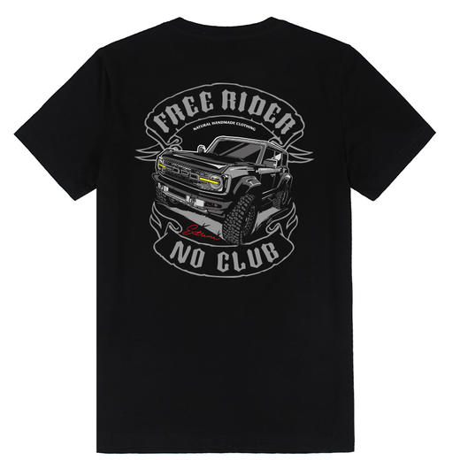 自由基地2024夏季新品原创设计硬派福特越野车印花图案短袖T恤衫 NMT-2126 商品图5