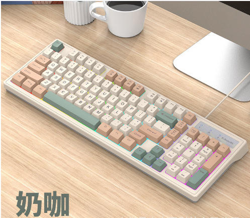 【手感好，用起来不累】蝰蛇KM800机械手感键盘鼠标套装有线 电竞游戏专用 办公 98键USB键鼠 给你奇妙体验 感受前所未有绝妙手感 商品图14
