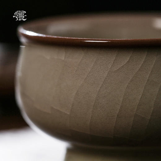 问鼎哥窑致巧款精工瑾瑜杯 商品图3