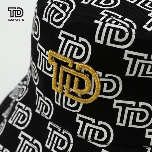 tdsports新款印花黑色渔夫帽四季防晒遮阳帽子百搭休闲 商品图7
