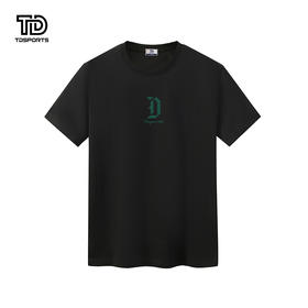 tdsports唐代运动国潮潮牌字母印花2024年夏季新款宽松上衣T恤短袖