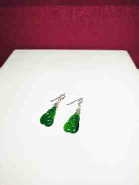 1F泰源丰翡翠耳钉