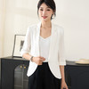 米思阳2026春季新款通勤职业西装100%醋酸小个子七分袖薄款外套女2653 商品缩略图2