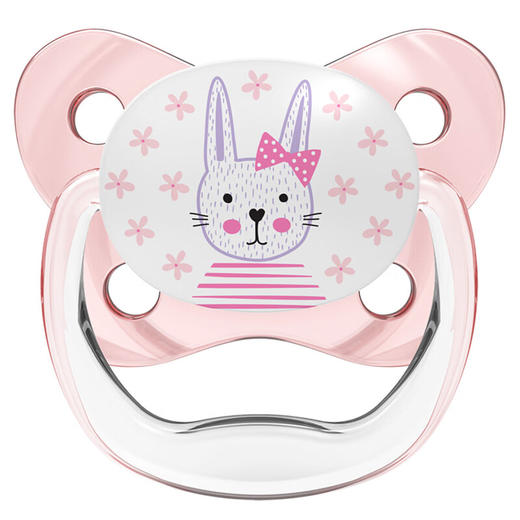 布朗博士 蝴蝶形舒适安抚奶嘴（0-6）红色 商品图0