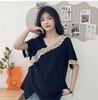 【130-320斤大码女装】木耳边短袖上衣+半身裙套装 夏季款胖mm新式国风套装 商品缩略图6