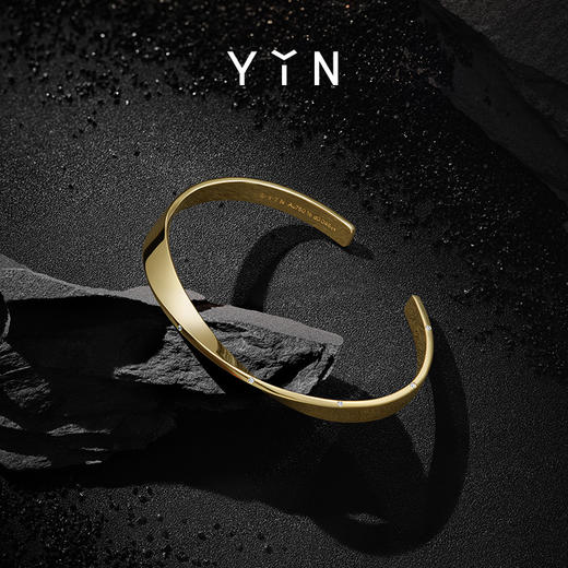 「隐」莫比乌斯环5.0开口钻石手镯 商品图1