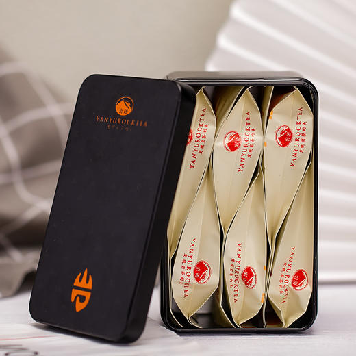 岩语 凝香大红袍 茶叶中高火武夷岩茶盒装特级袋泡乌龙茶48g 商品图3