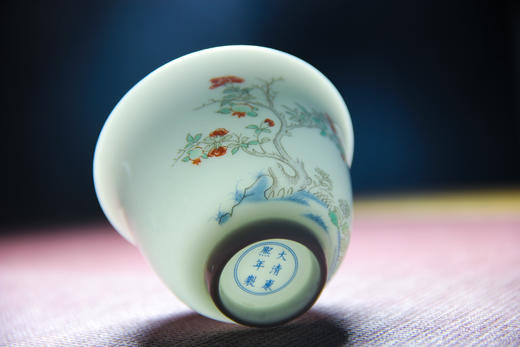 清·康熙款五彩十二月花卉杯（12杯） 商品图2