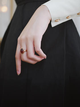 LUCINE珠宝 念想石榴石戒指