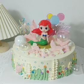 【人鱼公主创意蛋糕028】