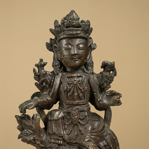 清 铜菩萨像 商品图2