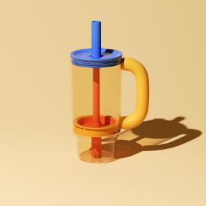 【直送到家】和序霸霸杯1180ml-假装在芒  茶水分离 耐冷耐热 商品图1