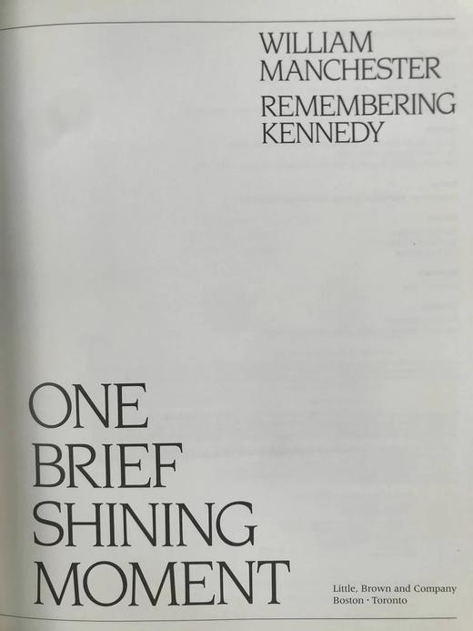 短暂的闪光时刻：缅怀肯尼迪 约百幅插图 精装16开 商品图2