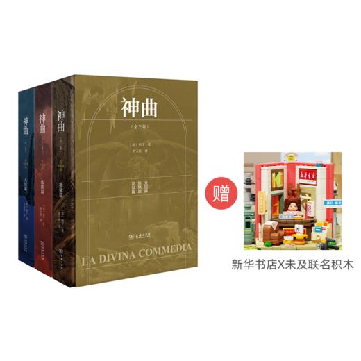 《神曲》（全三卷）【买即赠送新华书店文创积木（分开发货）】 商品图0