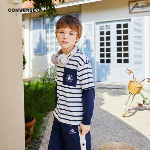 CONVERSE 春 大童小童 儿童童装T恤 CNVN-FF-F836 商品图1