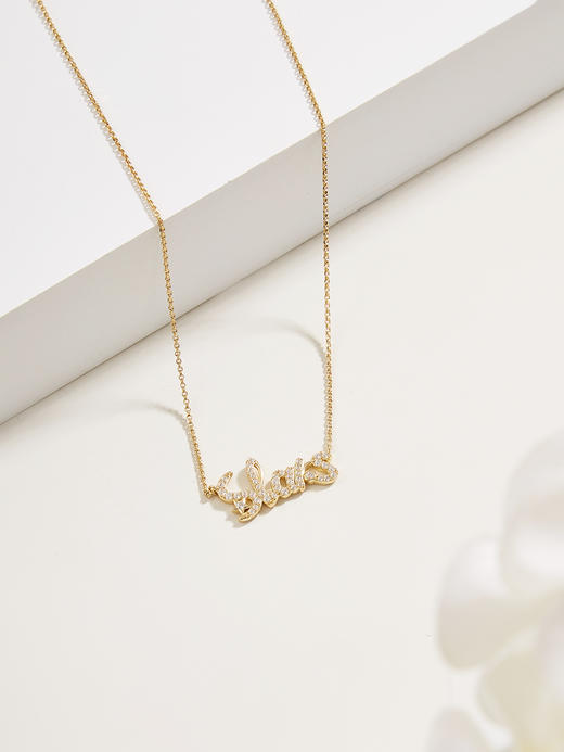 【品牌授权 】LACLOCHE纯银镀金“STARS”繁星项链 颜色：14K黄； 材质：925银 商品图3