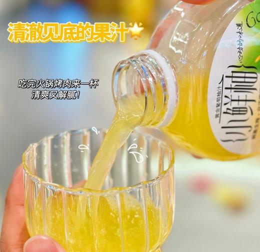 小鲜柚柚子汁 0色素 0添加 0脂肪 清爽解腻小果汁 300ml*6瓶 商品图1