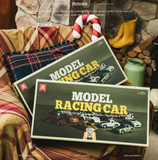 mobee莫贝全景系列汽车礼盒儿童玩具车男孩玩具3-6岁4回力合金模型圣诞礼物 圣诞限定小汽车礼盒 50辆 全回力"锌合金"房屋牌+路标摆件 商品图1