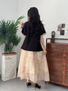 【130-320斤大码女装】木耳边短袖上衣+半身裙套装 夏季款胖mm新式国风套装 商品缩略图2