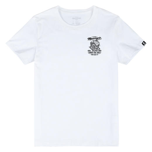 自由基地中国古代元素复古机车图案设计团队队服男士夏季短袖T恤 NMT-2131 商品图2