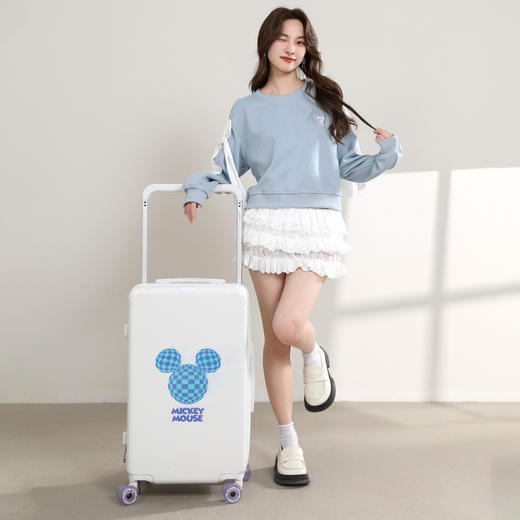 甄选 | 麦斯卡x迪士尼行李箱女新款大容量登机旅行24寸28拉杆箱 商品图1