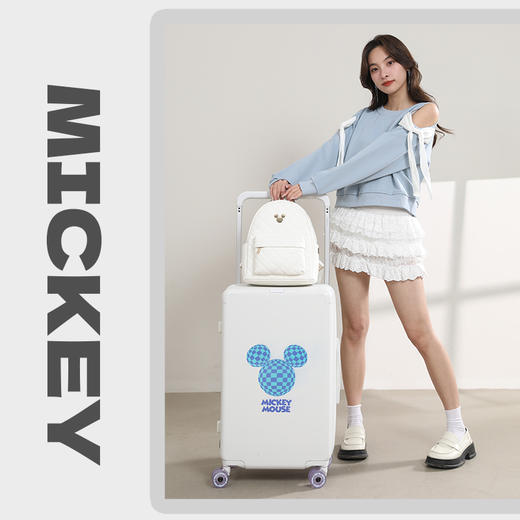 甄选 | 麦斯卡x迪士尼行李箱女新款大容量登机旅行24寸28拉杆箱 商品图2