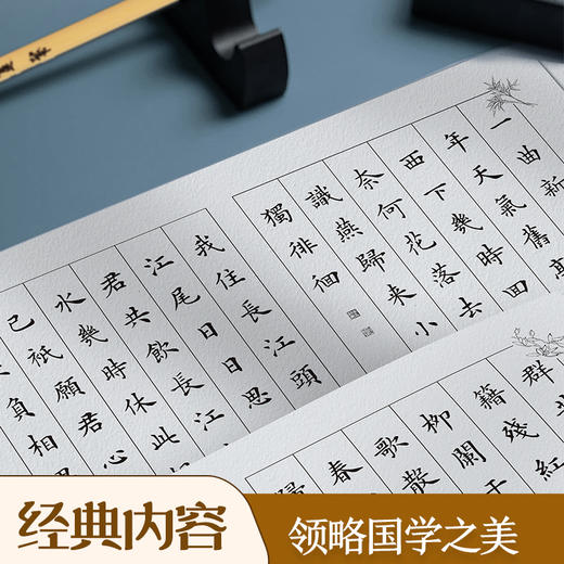 墨点字帖 静心手抄小楷描红宋词  成人毛笔字书法纸初学者小楷入门软笔描红字帖(李亲惠) 商品图3