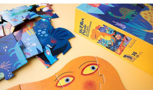 恐龙T-REX  36片 不规则拼图 商品图3