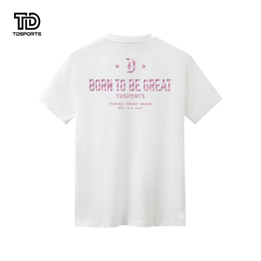 tdsports唐代运动国潮风潮牌字母印花2024年夏季新款上衣T恤短袖 商品图3