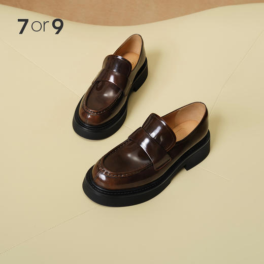 【促销款】7or9-小床垫平底鞋厚底乐福鞋摩卡挞（脚背较高建议拍大一码） 商品图0