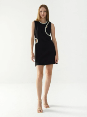 Jonathan Simkhai - Kat S/L Dress - 女装 - 连身裙 - 黑色