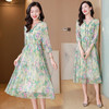 ASE重磅真丝2024年夏季新款高端设计感度假海边风调节腰连衣裙女 商品缩略图1