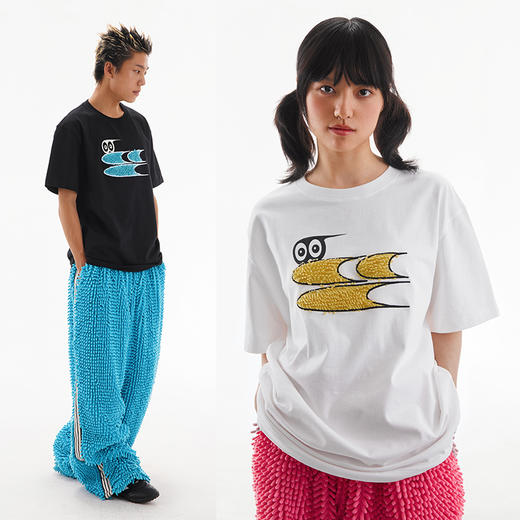 CryingCenter x Takuma Fujisaki x ARTOX GROP合作款毛毛logoT恤 商品图4