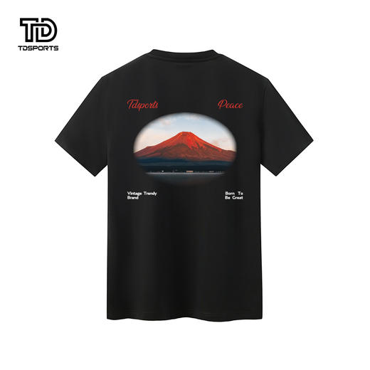 tdsports唐代运动国潮风潮牌图案印花2024年夏季新款上衣T恤短袖 商品图3
