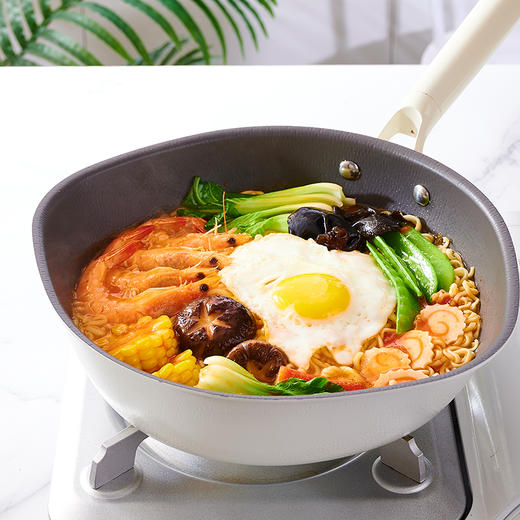 神田 云朵锅系列钛合金家用不粘平底锅蝶翼锅三代 26cm 商品图3